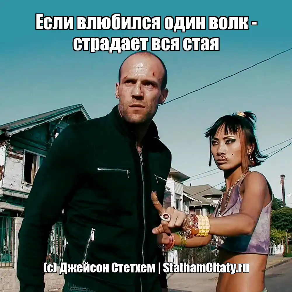 Если влюбился один волк - страдает вся стая  (с) Джейсон Стетхем