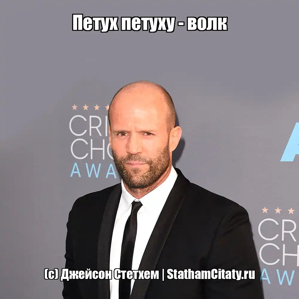 Петух петуху - волк  (с) Джейсон Стетхем